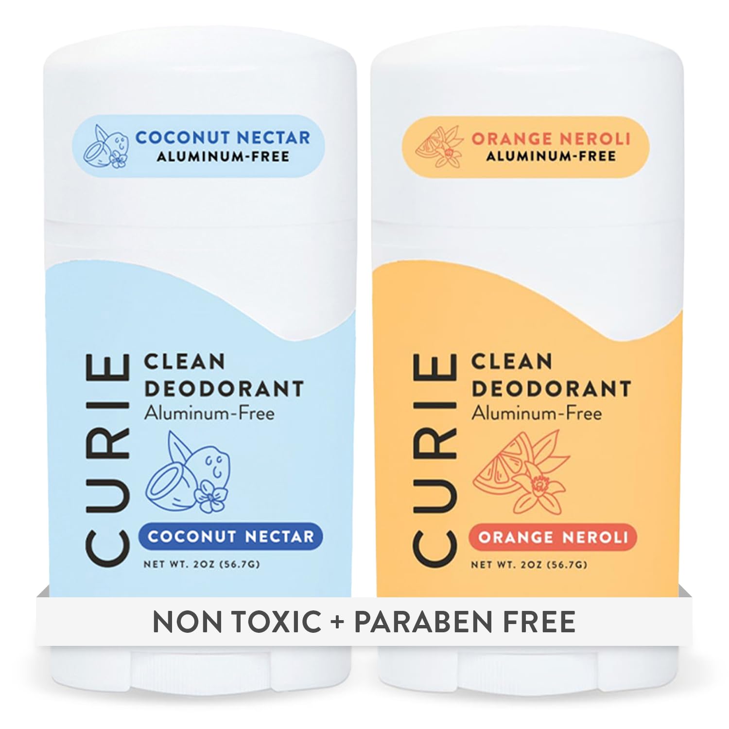 Curie Déodorant Femme Orange Neroli – Bouteille élégante offrant une fraîcheur durable.