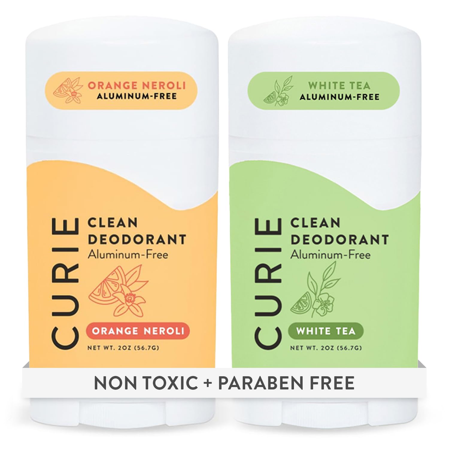 Desodorante Curie Naranja Neroli en barra para protección de olor diaria.