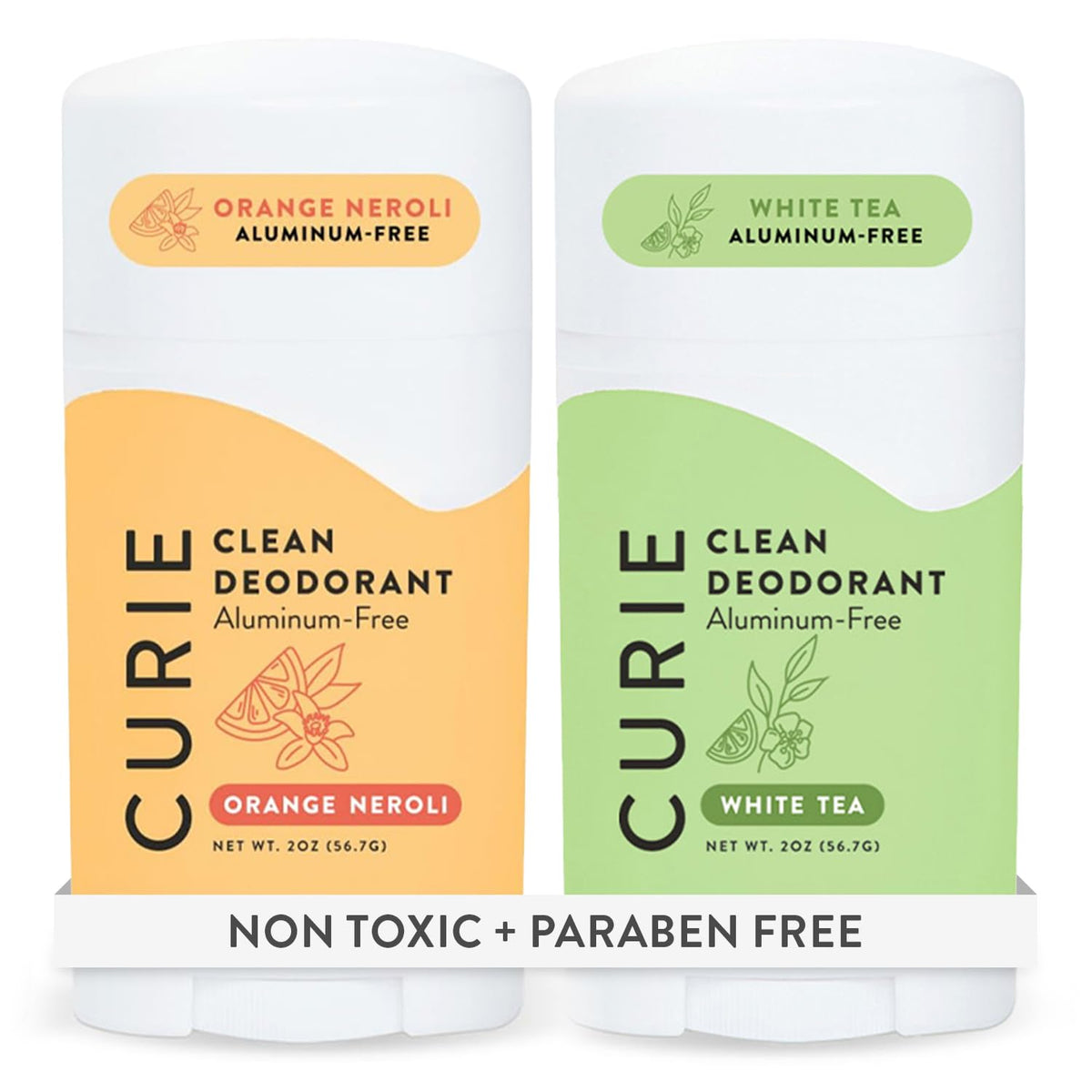 Desodorante Curie Naranja Neroli en barra para protección de olor diaria.