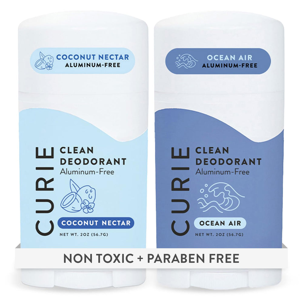 Curie Desodorante Natural Coco Nectar, fragancia suave para uso diario.