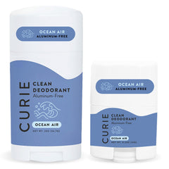 Desodorante Curie Ocean Air en barra para frescura duradera.