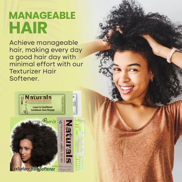 Curls & Naturals aplicación fácil para una rutina rápida.