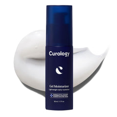 Curology gel hidratante facial en frasco, textura ligera para uso diario