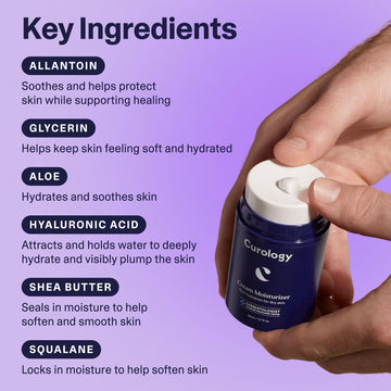 Curology crema hidratante rostro, ácido hialurónico hidrata y ayuda a mantener elasticidad.