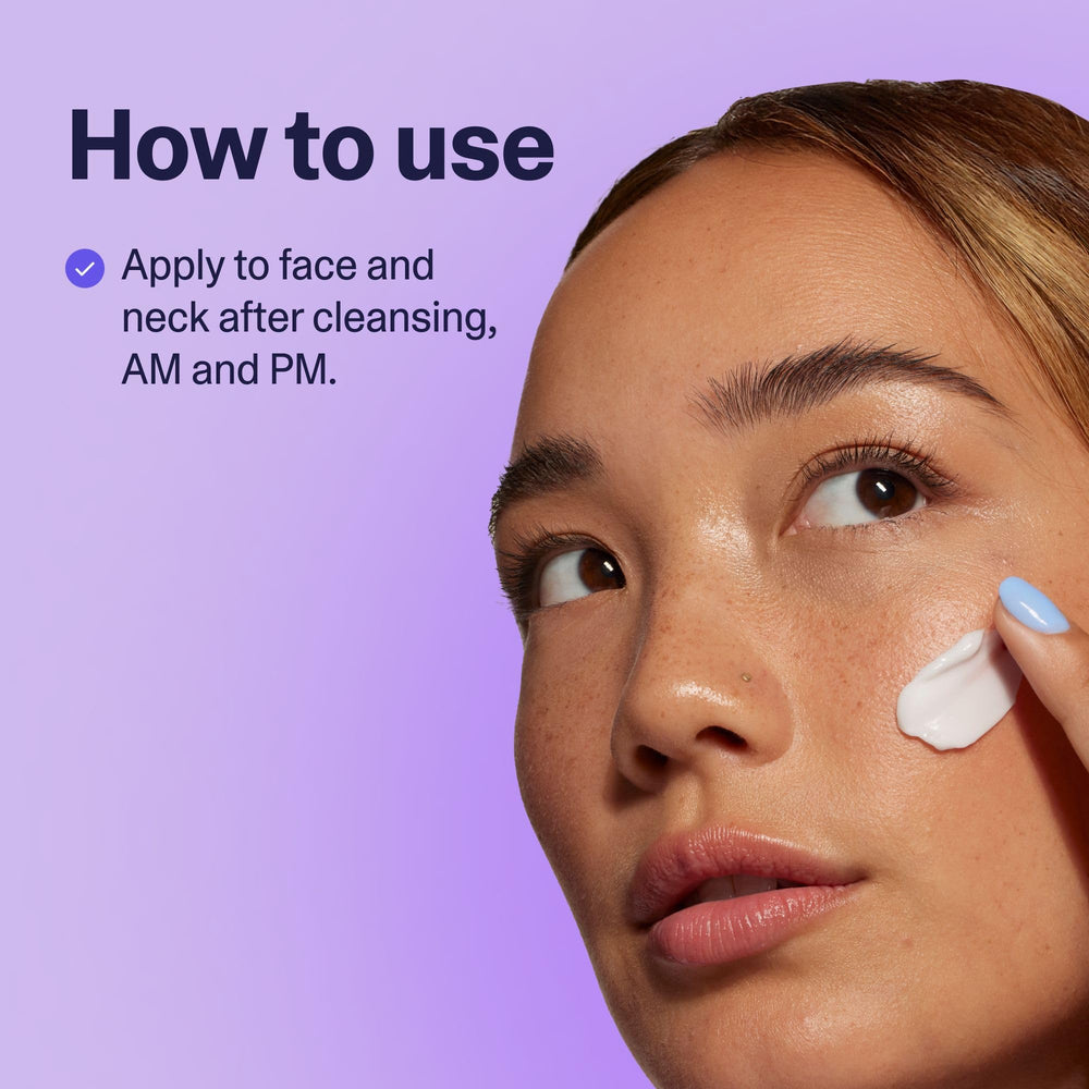 Curology crema hidratante rostro, fórmula vegana y libre de crueldad.