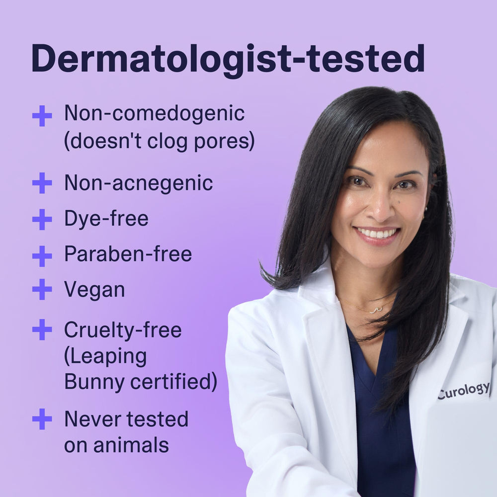 Curology certificado libre de crueldad, sello ético reconocido