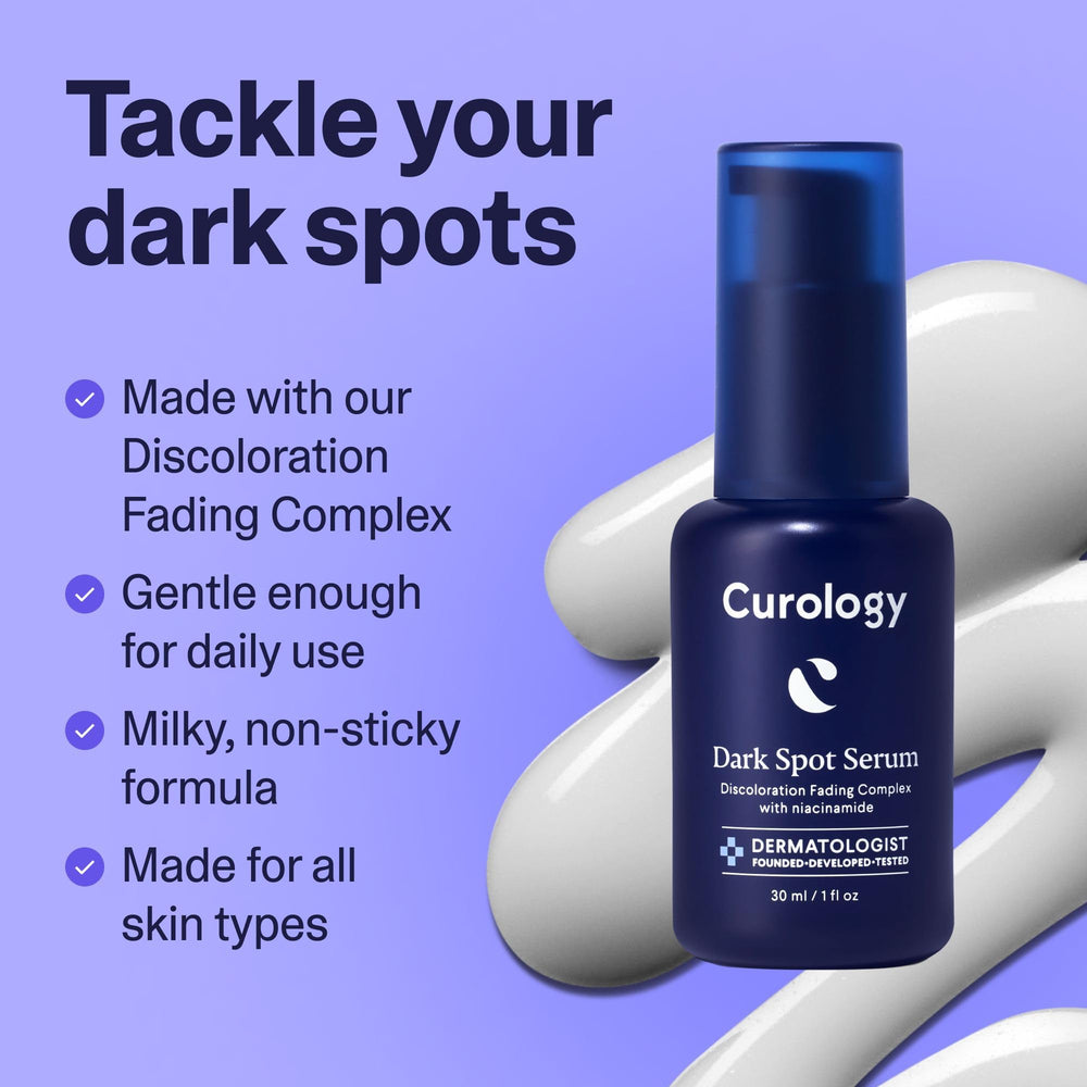 Curology suero para manchas solares, mejora la pigmentación de la piel.