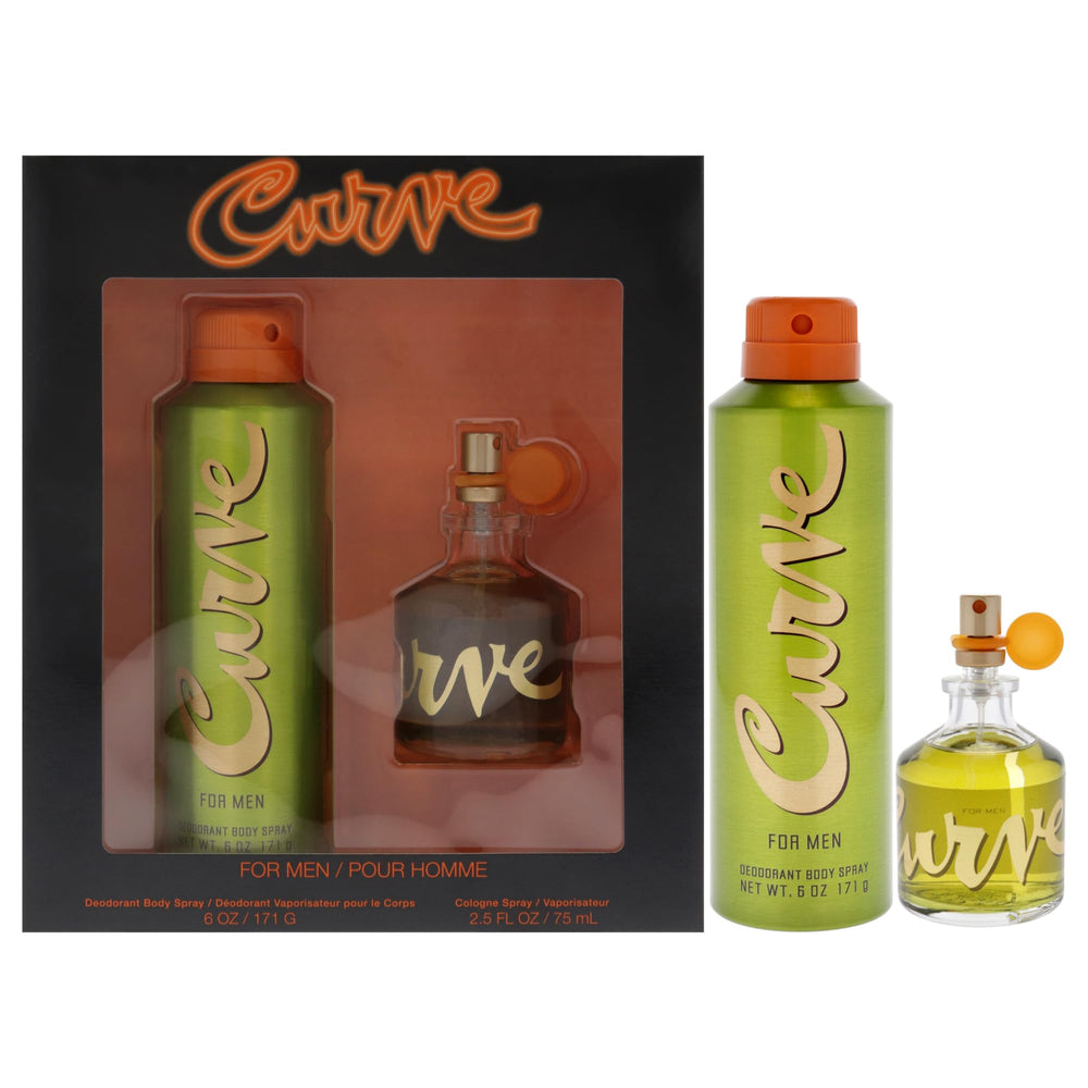 Conjunto Curve: colonia en spray 2,5 oz para uso diario y todas las ocasiones.