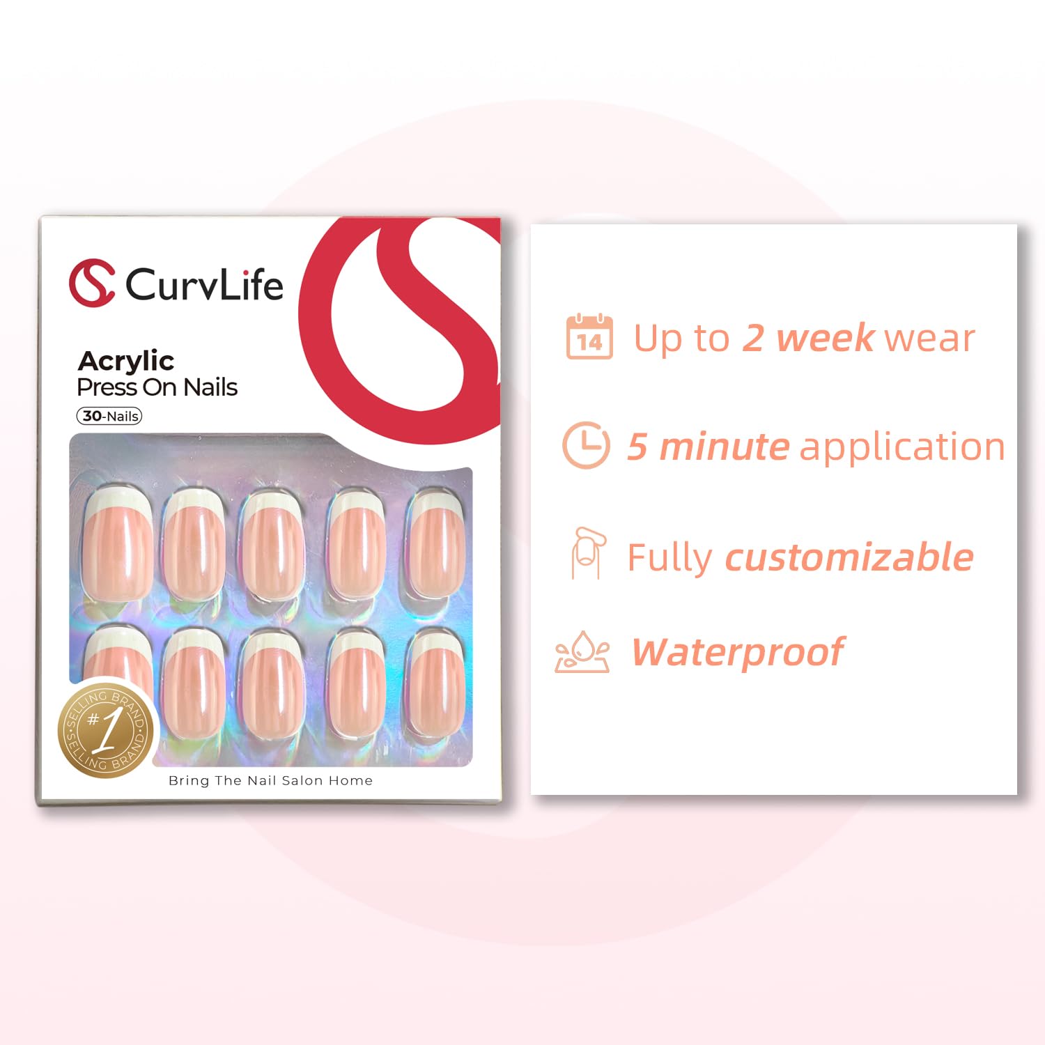 CurvLife adhesivo jelly para fijar uñas en pocos segundos