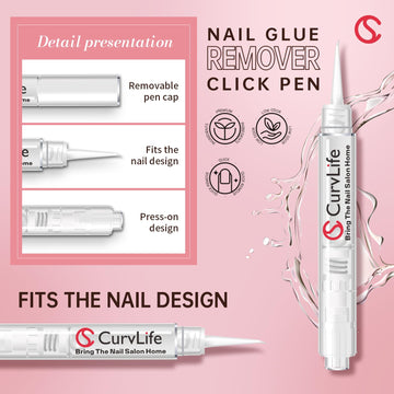 Curvlife bolígrafo-serum de aplicación precisa para un ajuste limpio.