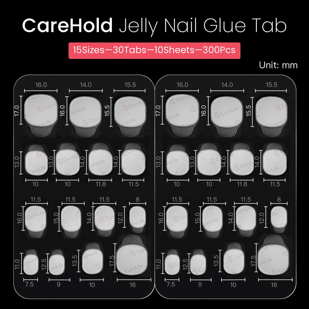CurvLife CareHold Pro variedad de tallas para todos los dedos.