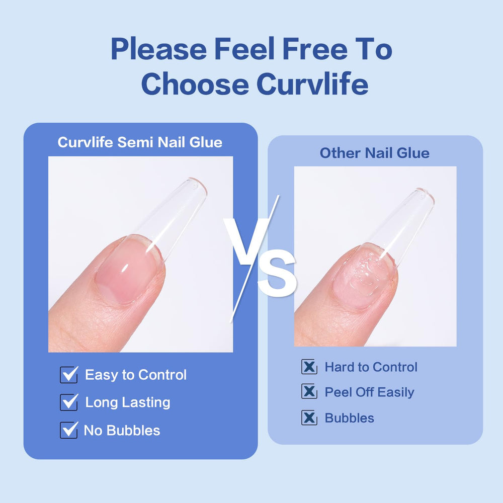 Curvlife diseño Click-Remove para quitar uñas postizas con facilidad