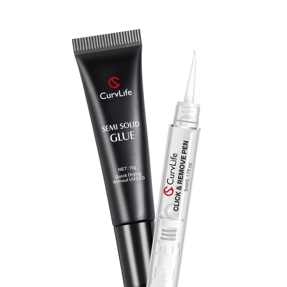Curvlife gel semisólido 15 g para uñas, aplicación rápida sin desbordes
