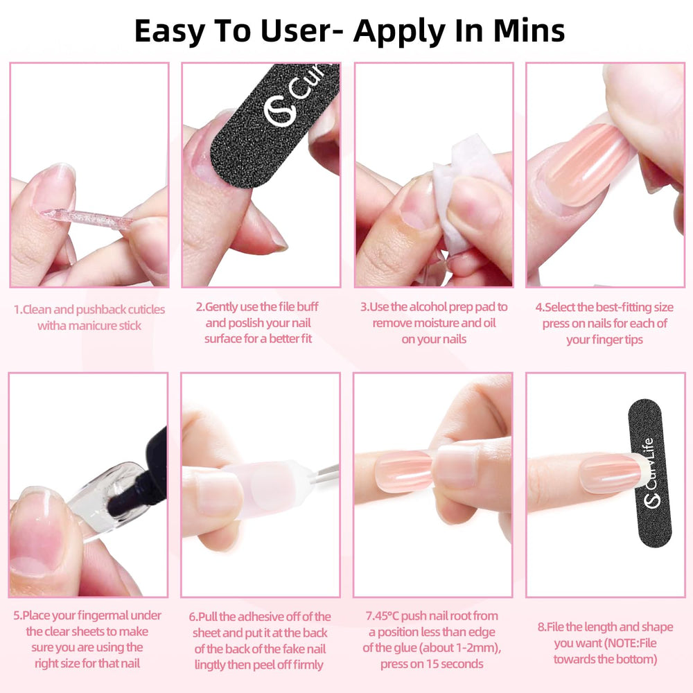 CurvLife presentación regalo de uñas con diseño atractivo
