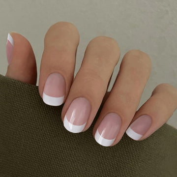 Curvlife Uñas Diseño Albaricoque Brillo Nude, acabado elegante para ocasiones especiales.
