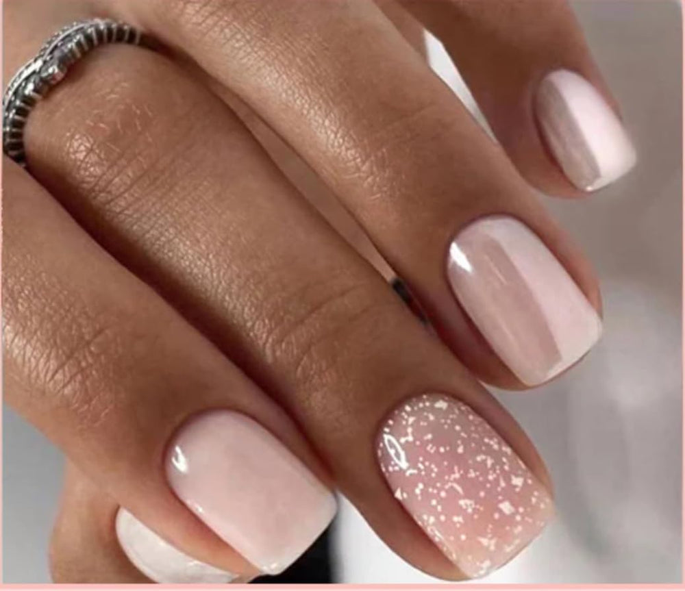 Curvlife uñas Frances Gel brillo blanco para acabado elegante