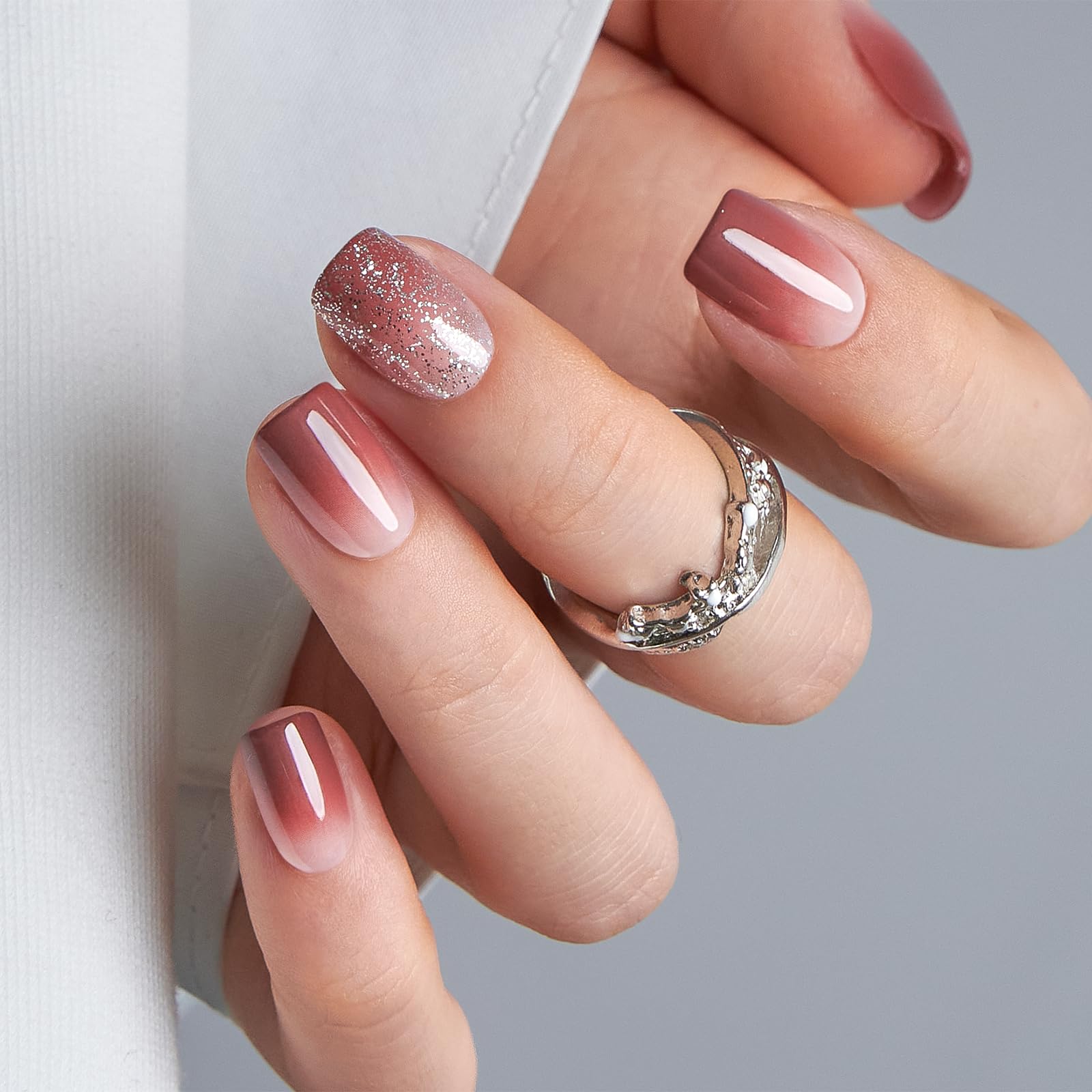 Curvlife uñas gel frances diseño: acabado de salón en casa.