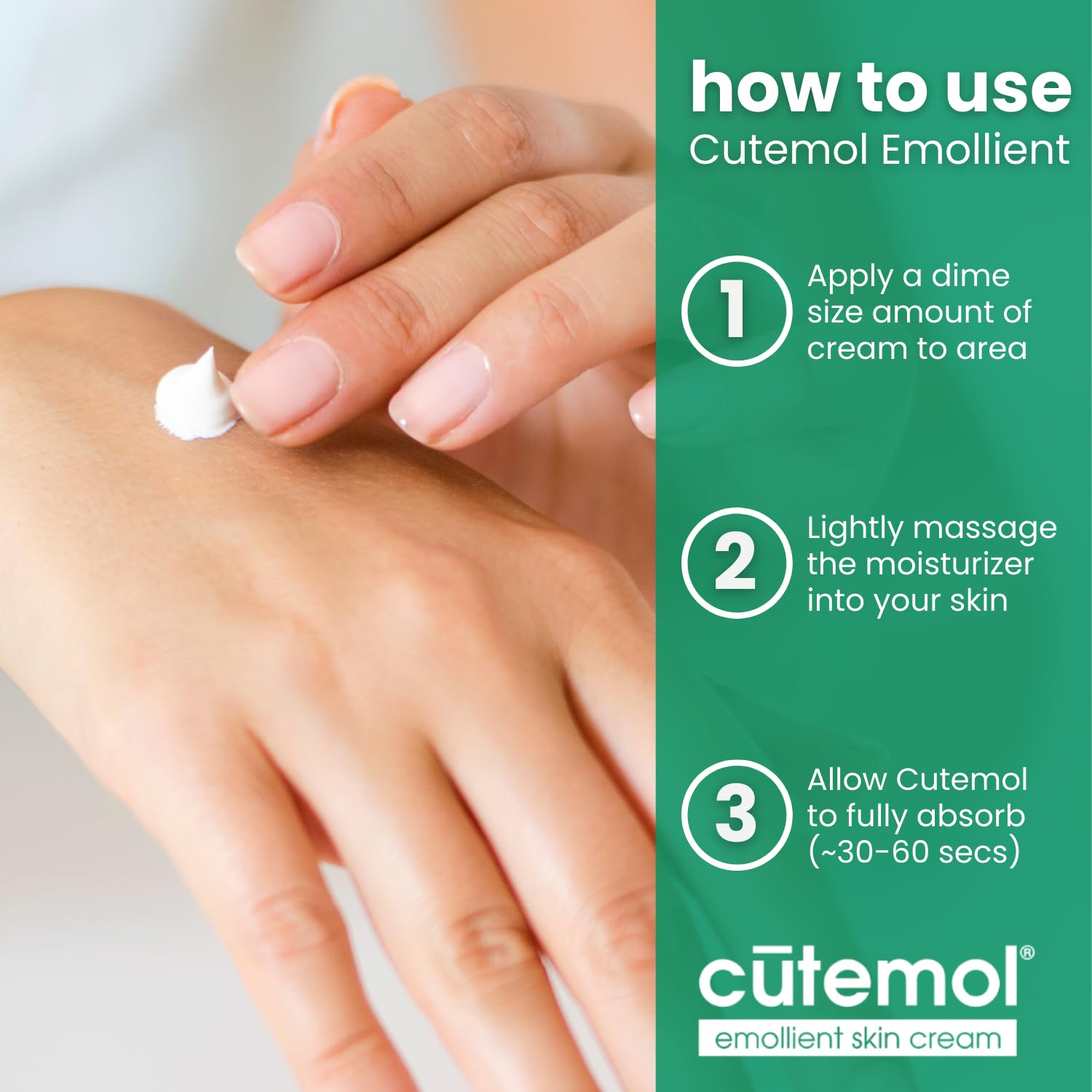 Cutemol ingrédients naturels – cire d’abeille, lanoline et allantoin.