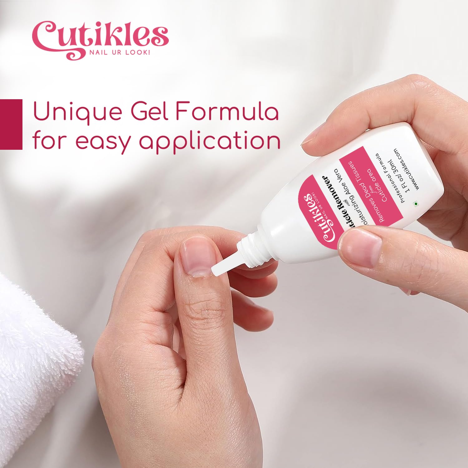 Cutikles aloe vera hidrata cutículas y uñas durante la aplicación