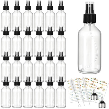 CycleMore botella de vidrio 4oz con pulverizador fino para aceites esenciales.