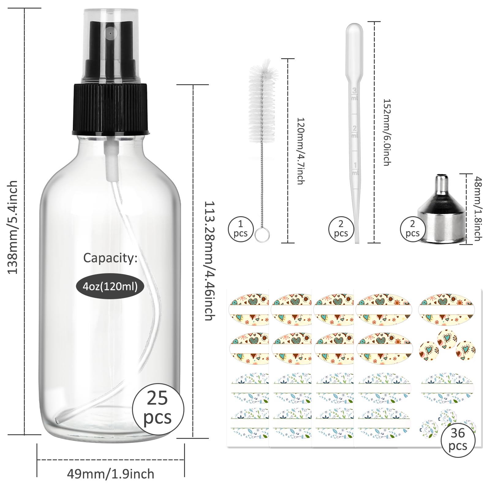 CycleMore botella de vidrio para viaje con tapa anti-fugas, fácil de transportar.