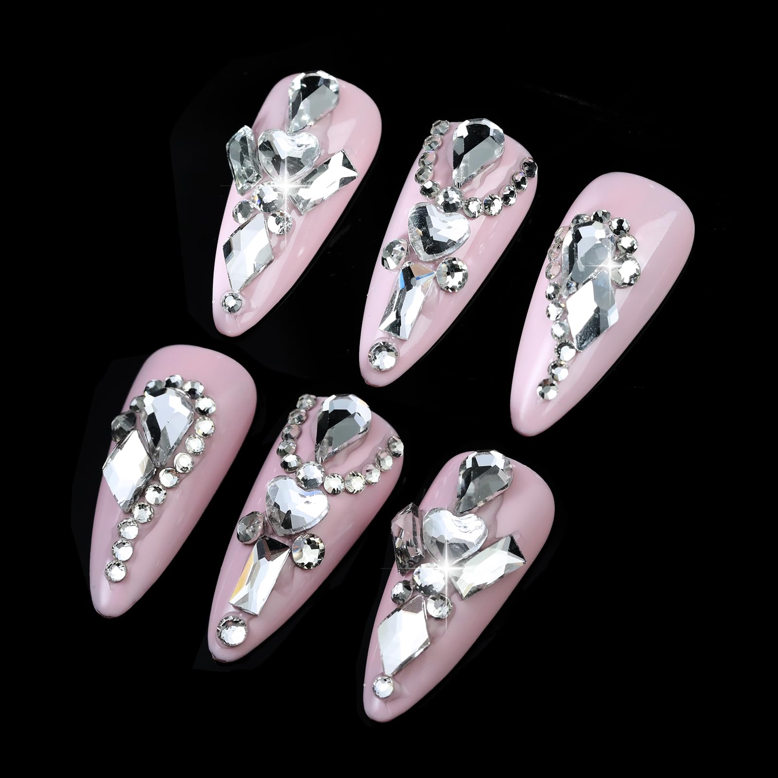 Cycullinyt pinzas y herramientas para cristales en uñas.