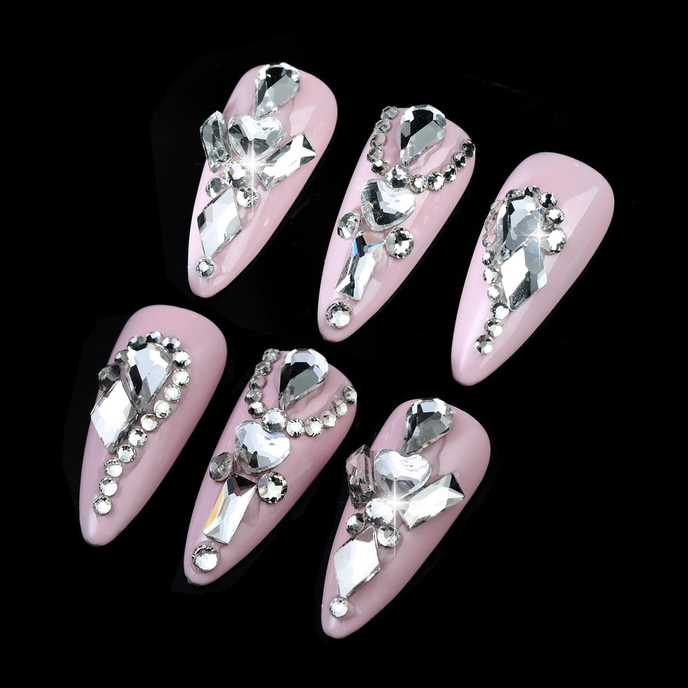 Cycullinyt pinzas y herramientas para cristales en uñas.