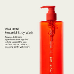 Espuma lujosa de CYKLAR Sensorial Body Wash Naked Neroli para ducha indulgente