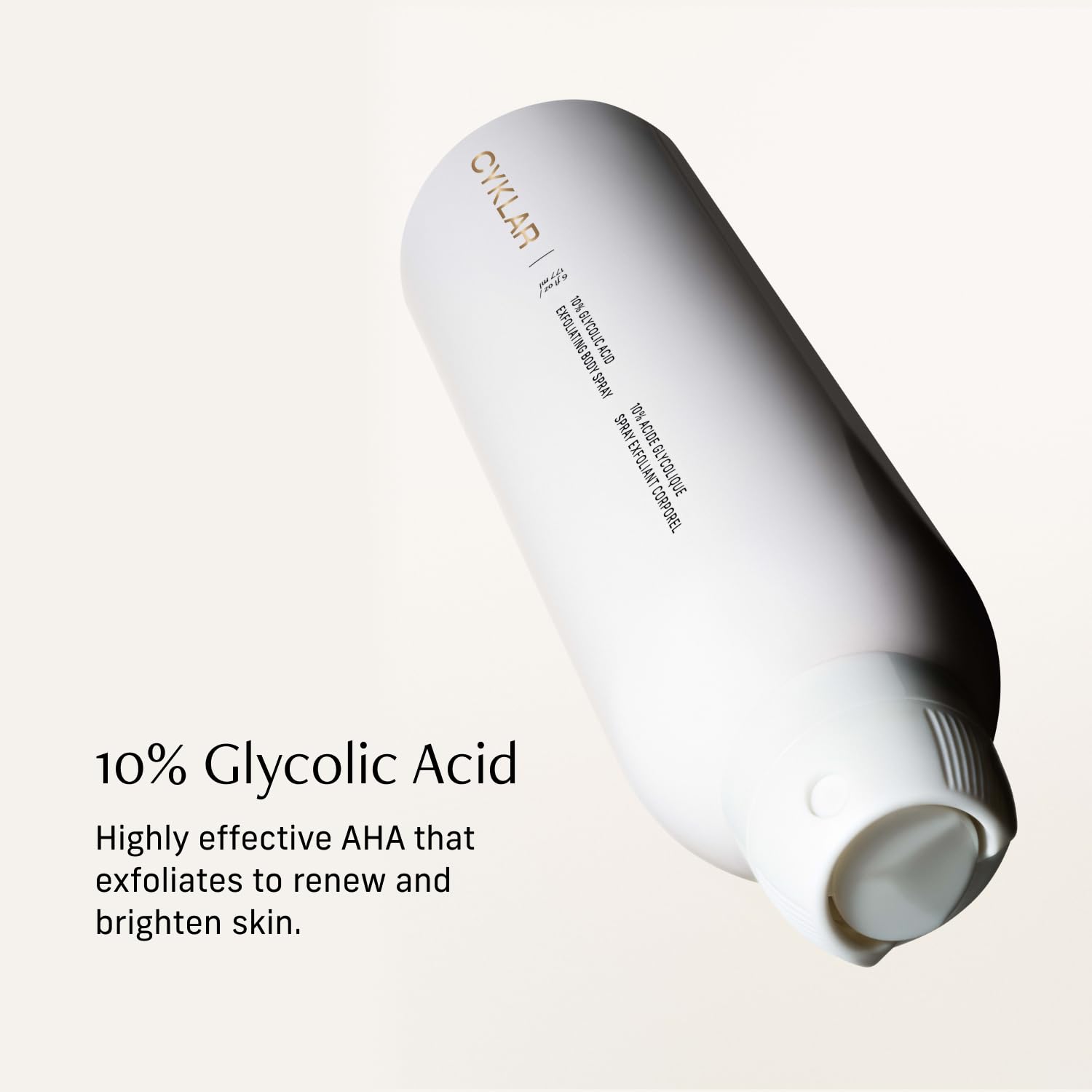 CYKLAR textura de piel más lisa tras usar el exfoliante.