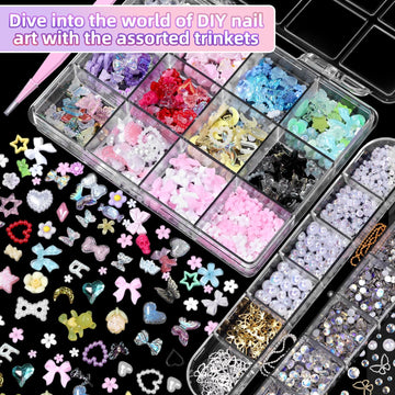 Charms Cynailli para uñas y otros usos en manualidades y decoraciones.