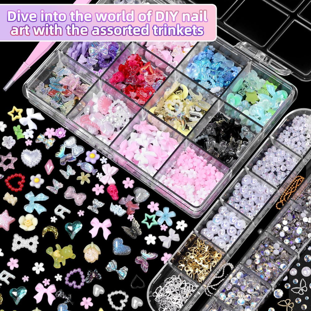 Charms Cynailli para uñas y otros usos en manualidades y decoraciones.