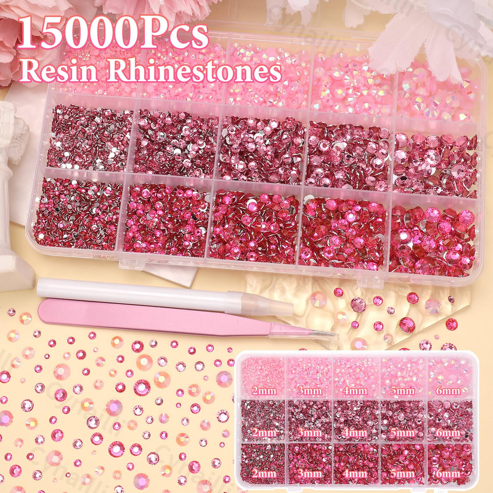 Piedras rosadas Cynailli 4mm para decoraciones audaces.
