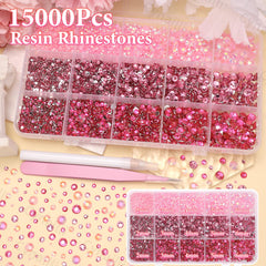Piedras rosadas Cynailli 4mm para decoraciones audaces.