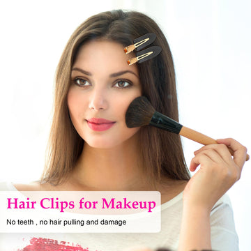Pinzas D útiles para maquillaje y peinado rápido.