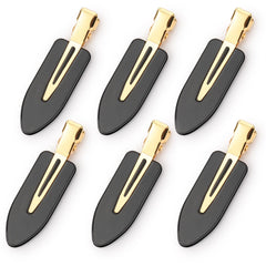 Pinzas D sin pliegues negro para peinar diario sin dejar marcas.