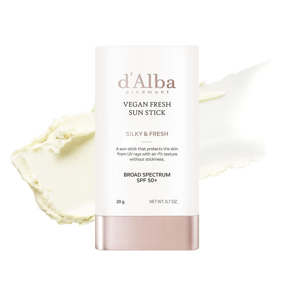 d'alba Piedmont Air Fit Fresh Sun Stick SPF 50+, protección ligera para uso diario.
