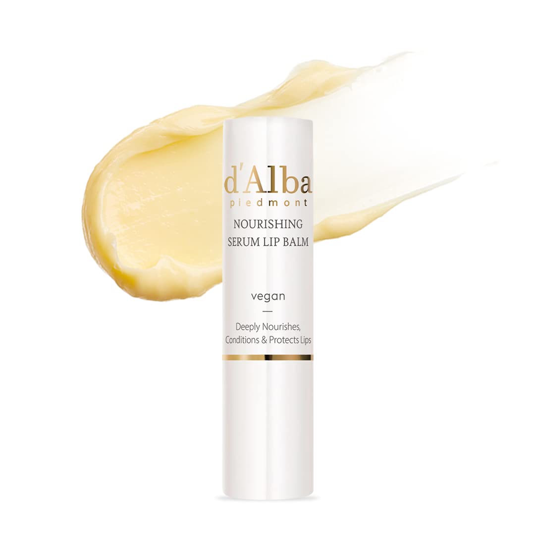 Balsamo labial nutritivo de d'alba Piedmont con trufas blancas para labios suaves.