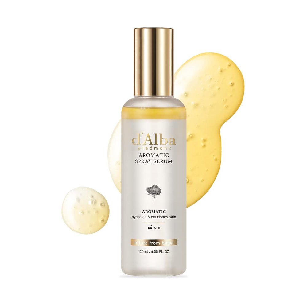 Sérum aromatique d'alba Piedmont: la bouteille aromatique promet une hydratation riche.