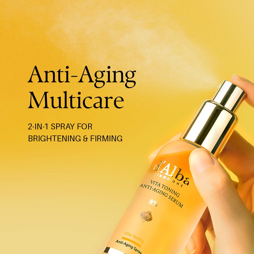 d'alba Piedmont Vita Toning Spray - textura ligera que se absorbe fácilmente.