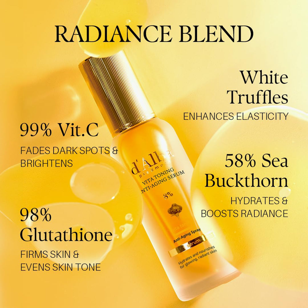 d'alba Piedmont Vita Toning Spray - uso matutino para despertar la piel.