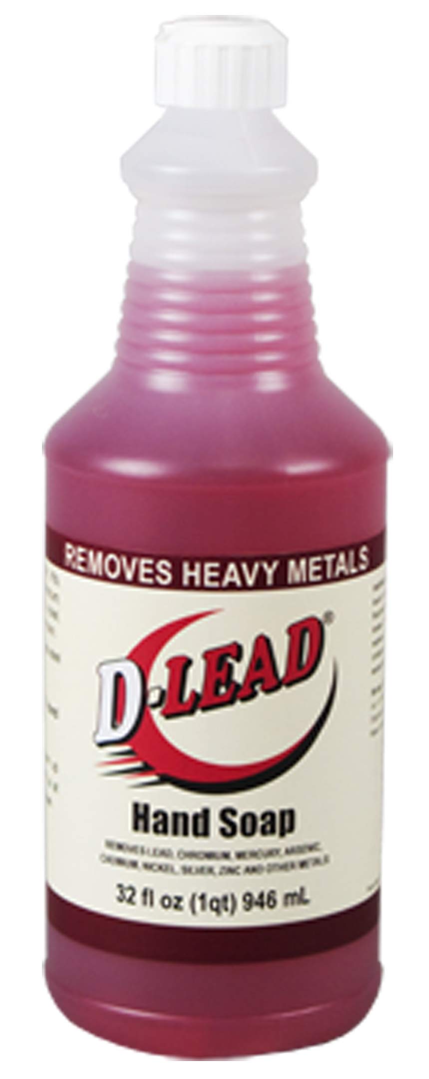 D-Lead jabón de manos, vertido de botella, elimina polvo de metales de las manos.
