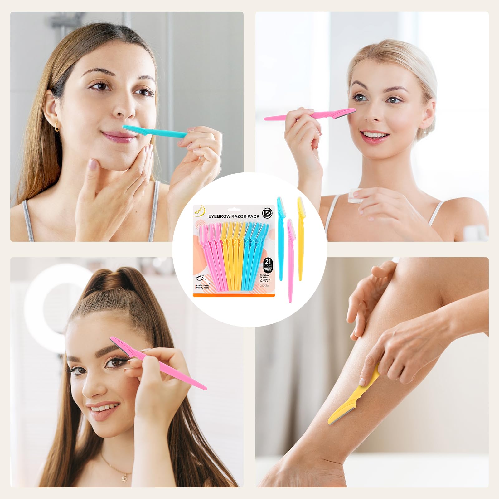 Versatilidad de uso en cejas rostro y cuerpo con D