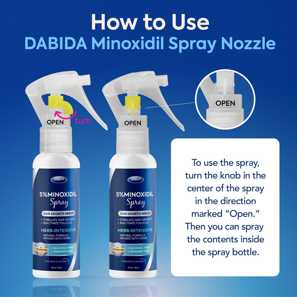 DABIDA 5 percent label on bottle highlights strength.