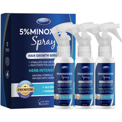 DABIDA Minoxidil spray botella 60ml para densificar el cabello.