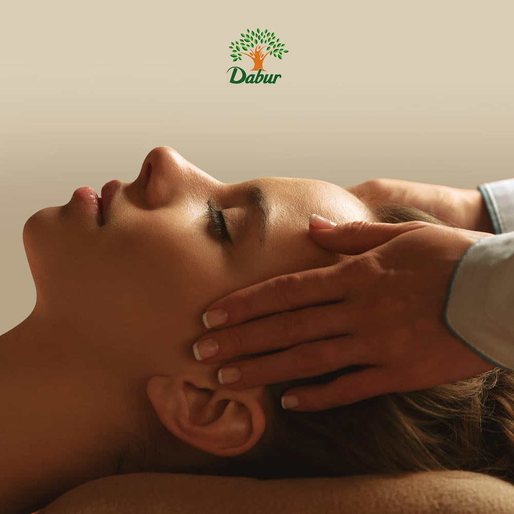 Dabur Kachi Ghani Aceite de Mostaza para masaje corporal y mejor circulación