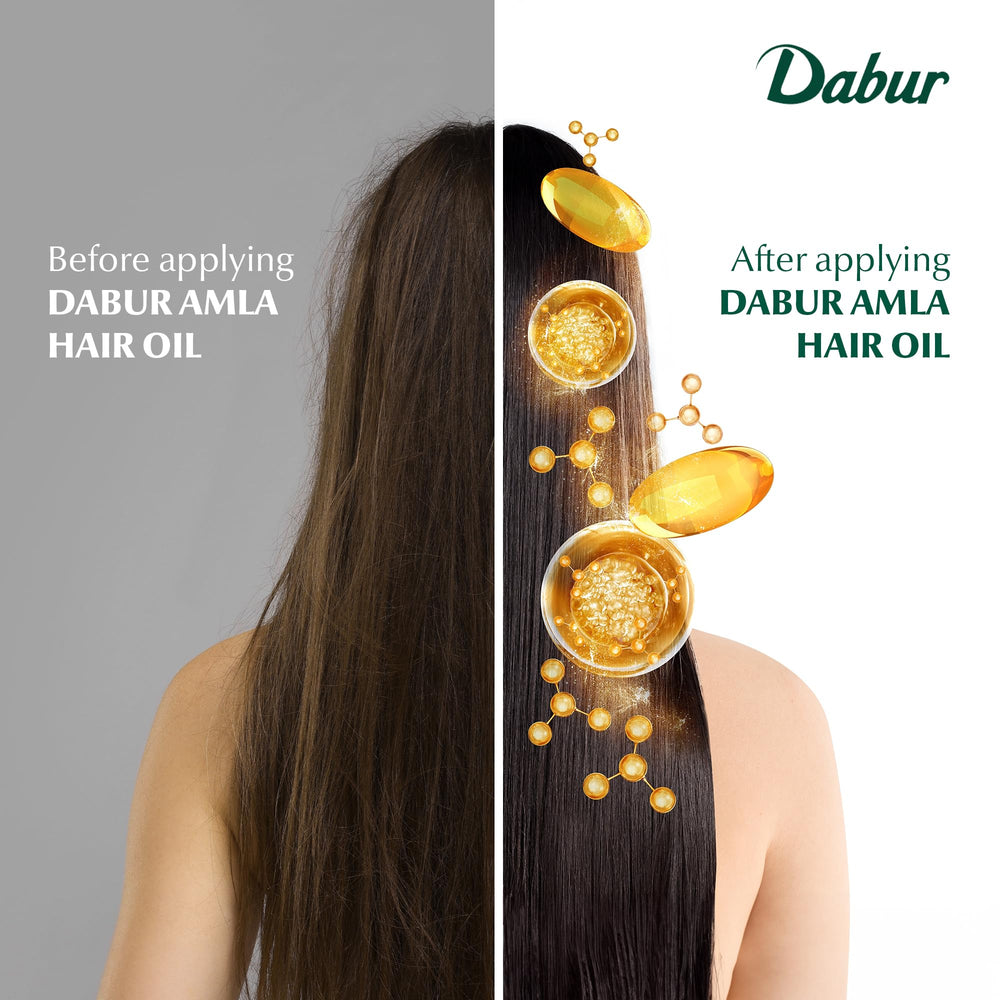 Dabur Aceite capilar de amla, cabello suave y manejable