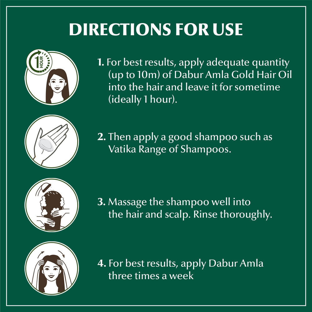 Dabur Aceite capilar de amla, control del frizz