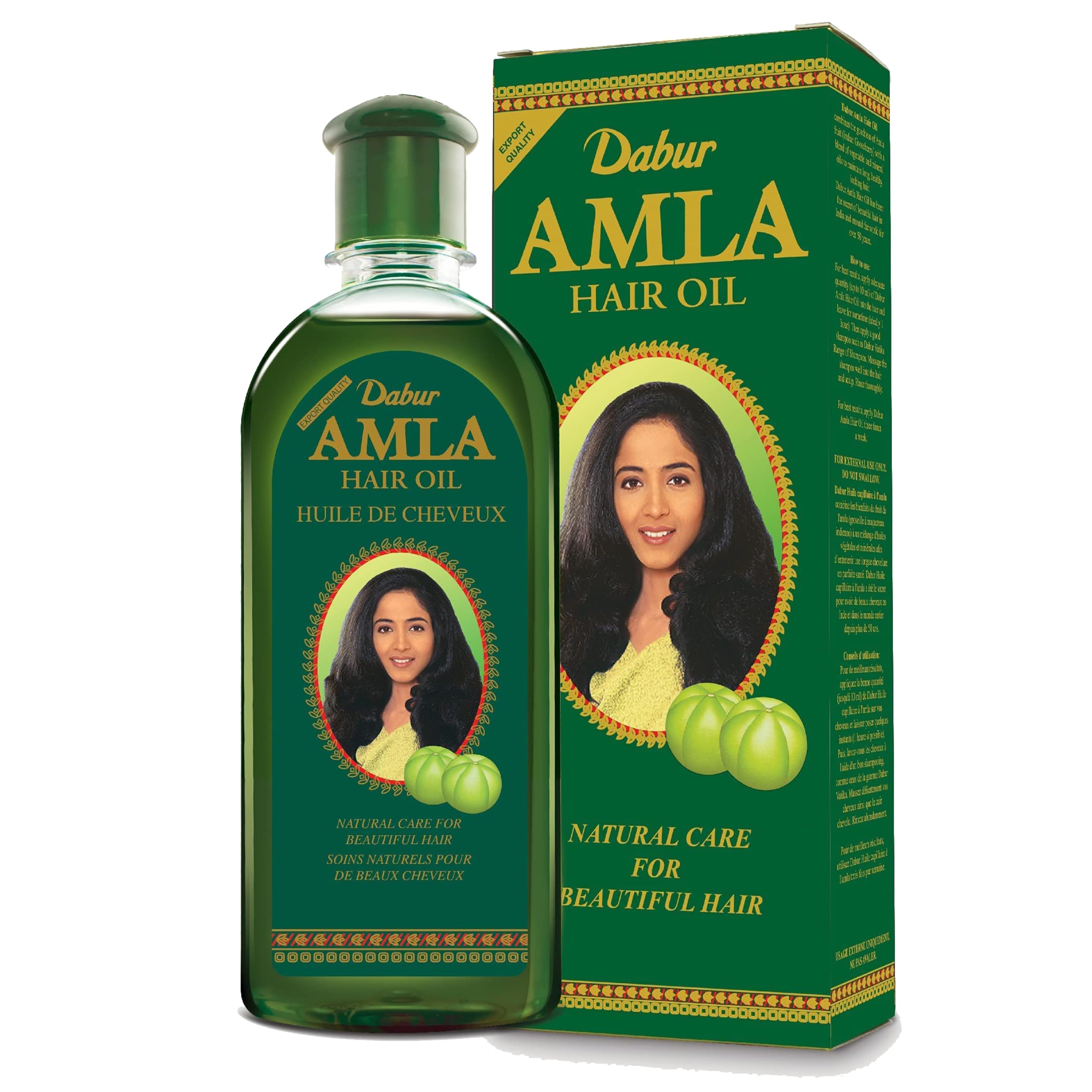 Dabur Amla Hair Oil botella 500 ml para hidratación profunda del cabello