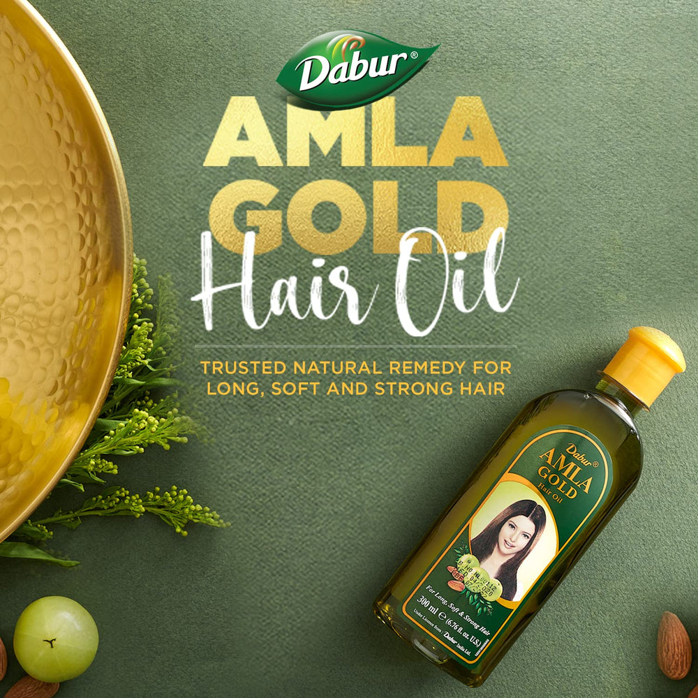 Dabur Vatika Naturals Amla, aplicación en cuero cabelludo para fortalecimiento.