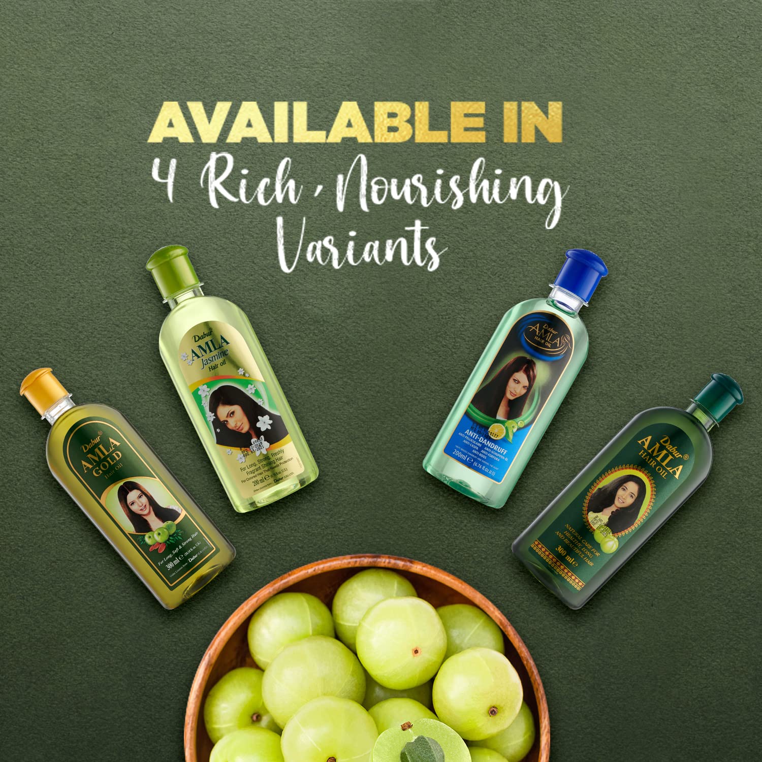 Dabur Vatika Naturals Amla, cuidado diario que aporta brillo.